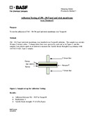 Adhesion Testing of 3M - 3015® over Neopor®